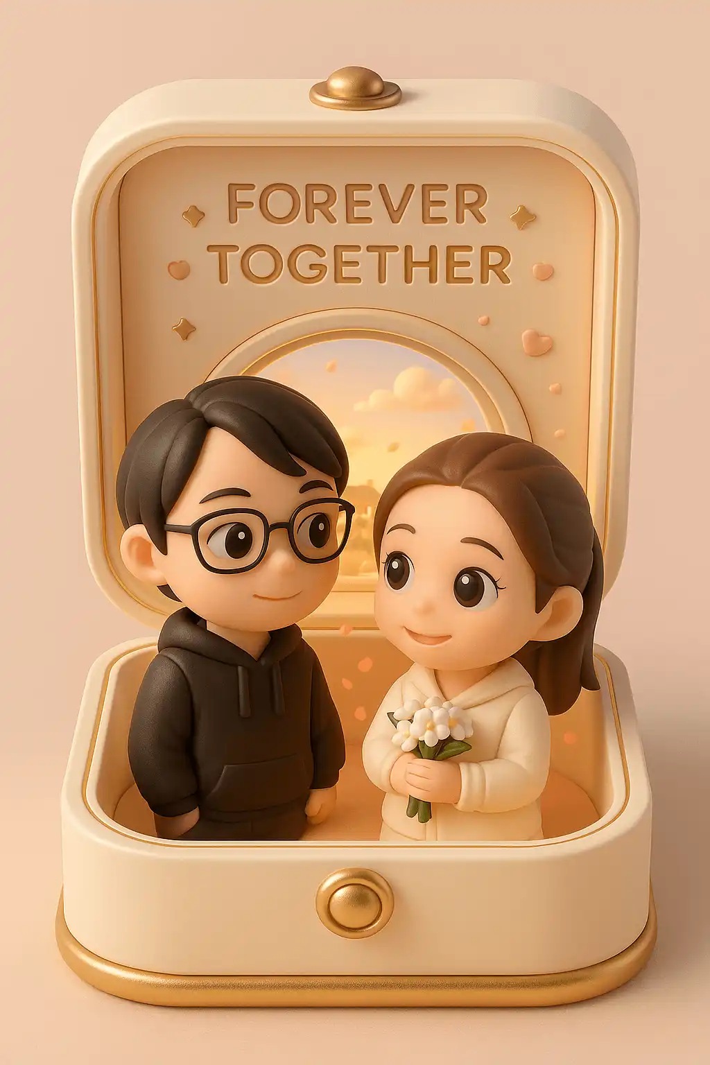 3d_couple_box - creative chibi template