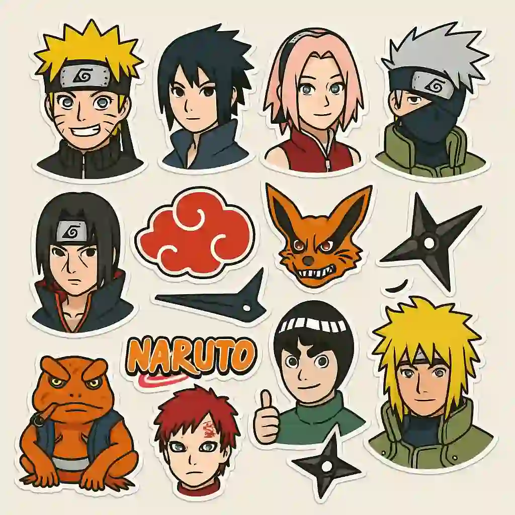 anime_sticker_collection - emoji chibi template