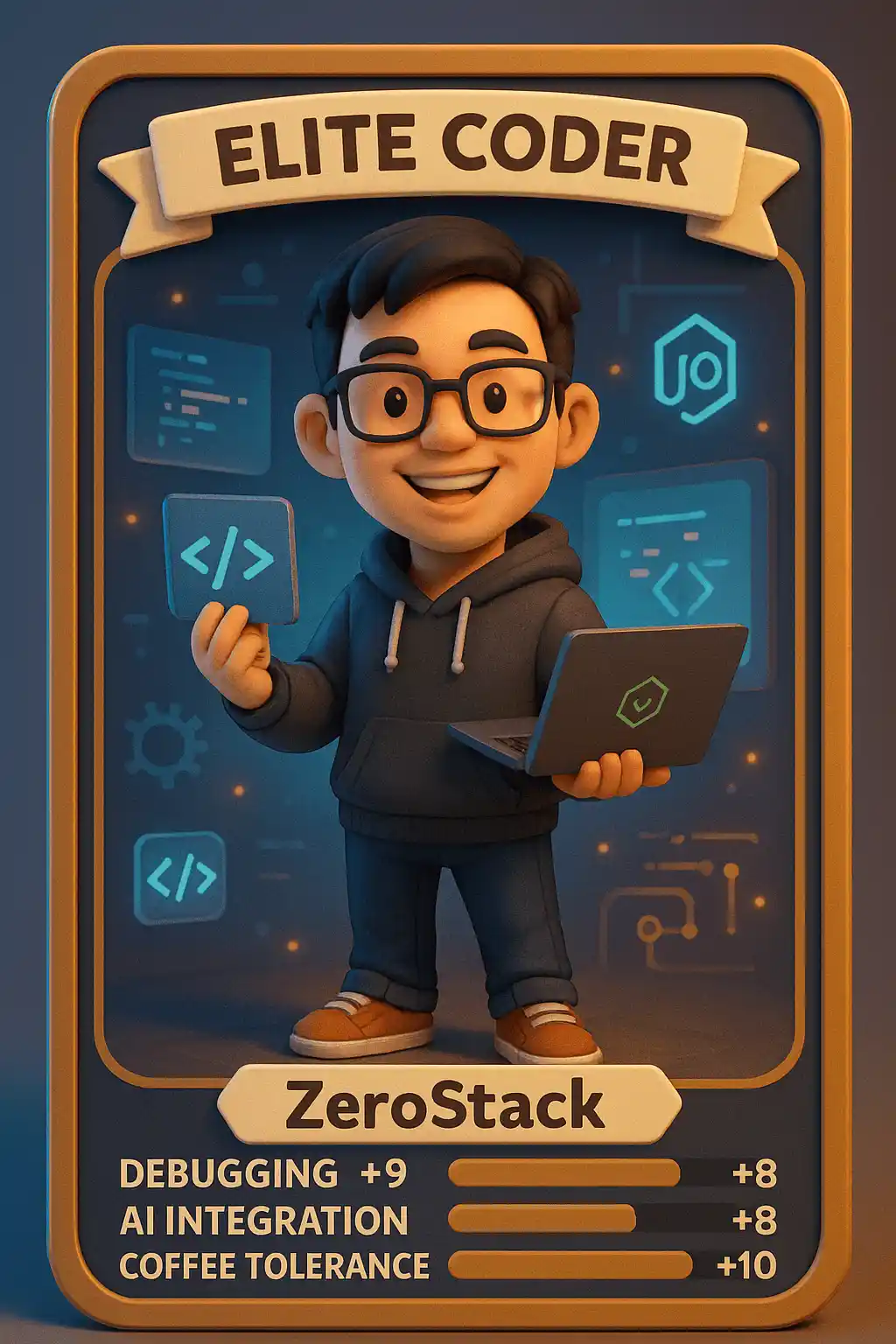 chibi_card - creative chibi template