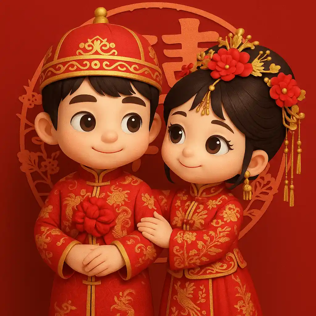 chibi_chinese_wedding - creative chibi template