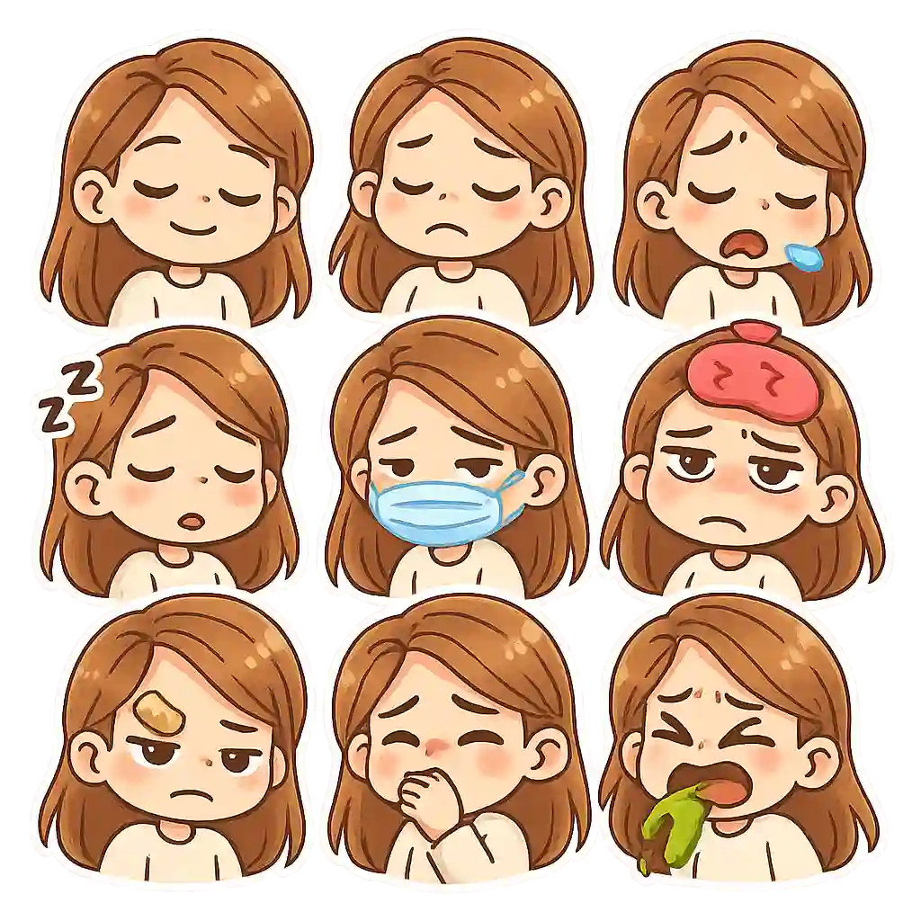chibi_emoji_stickers_7 - emoji_type chibi template