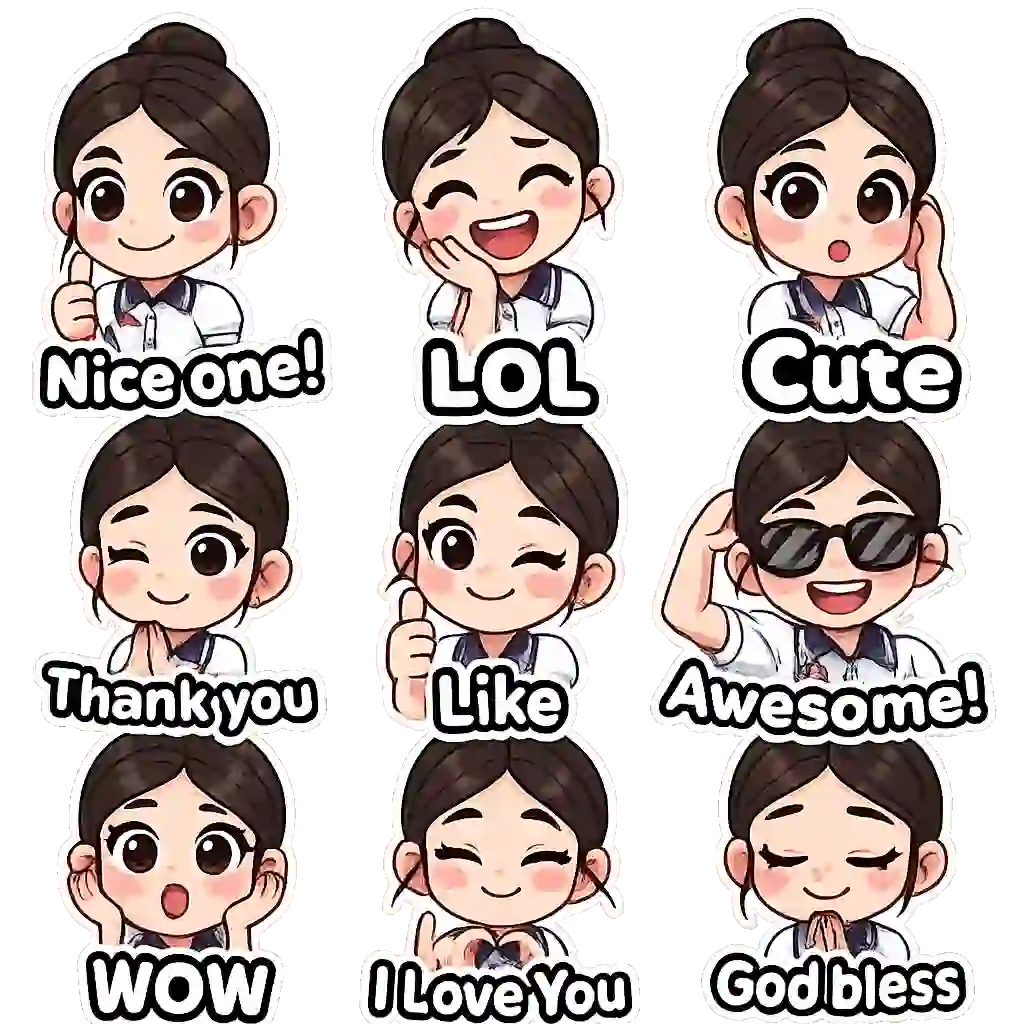 chibi_emoji_word_2 - emoji_type chibi template