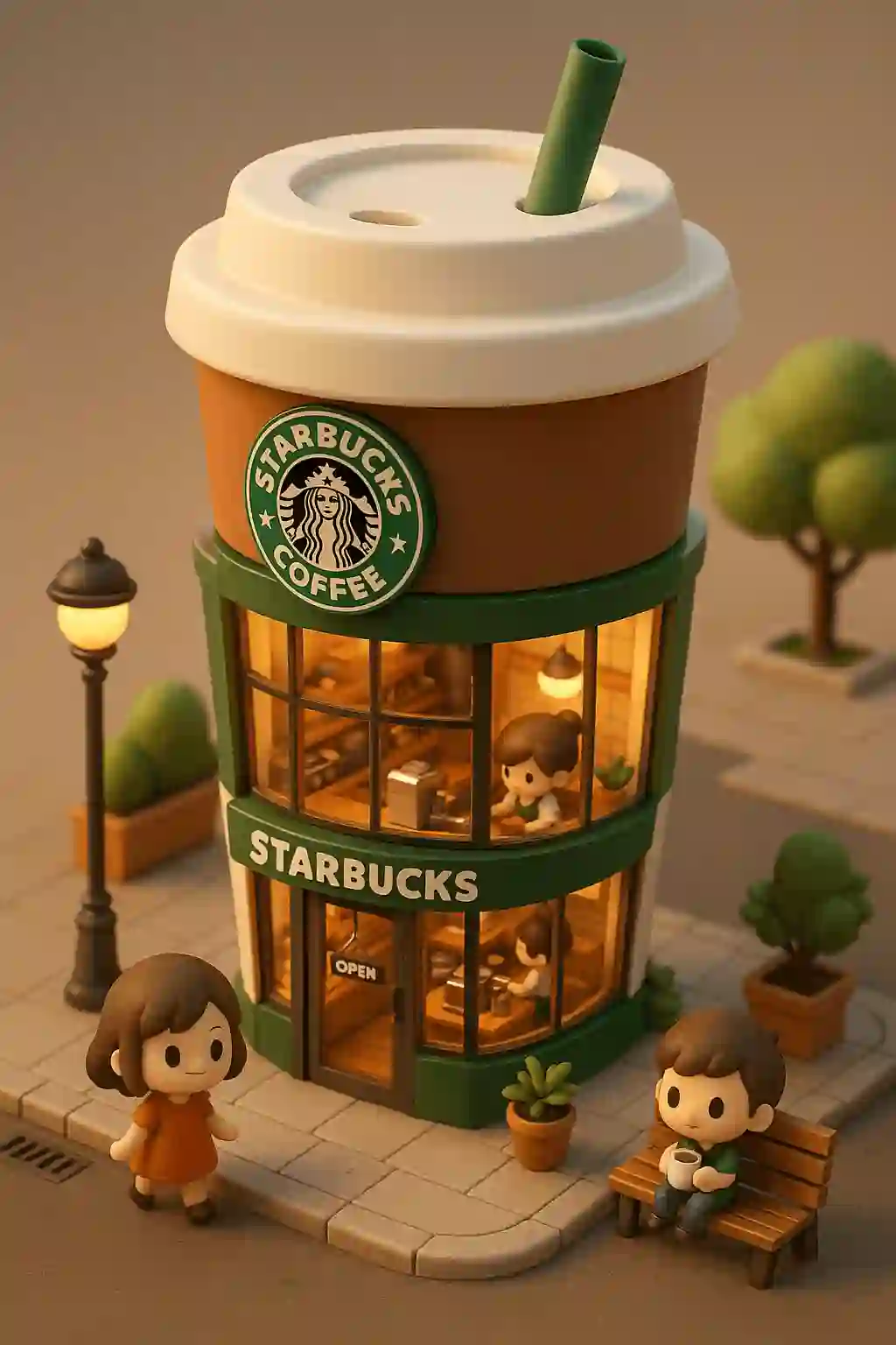 mini_3d_architecture - 3d chibi template