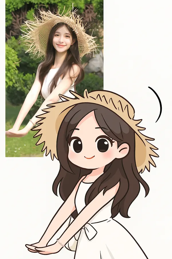 real_person_chibi_sticker - chibi chibi template