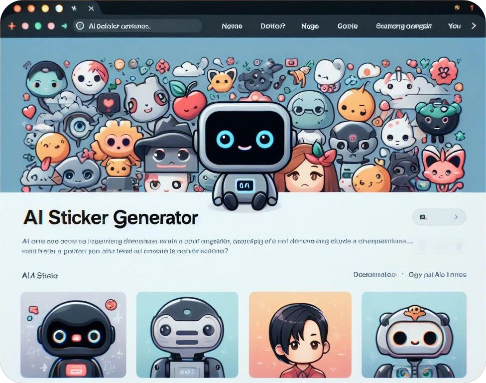 AI Sticker Generator Demo