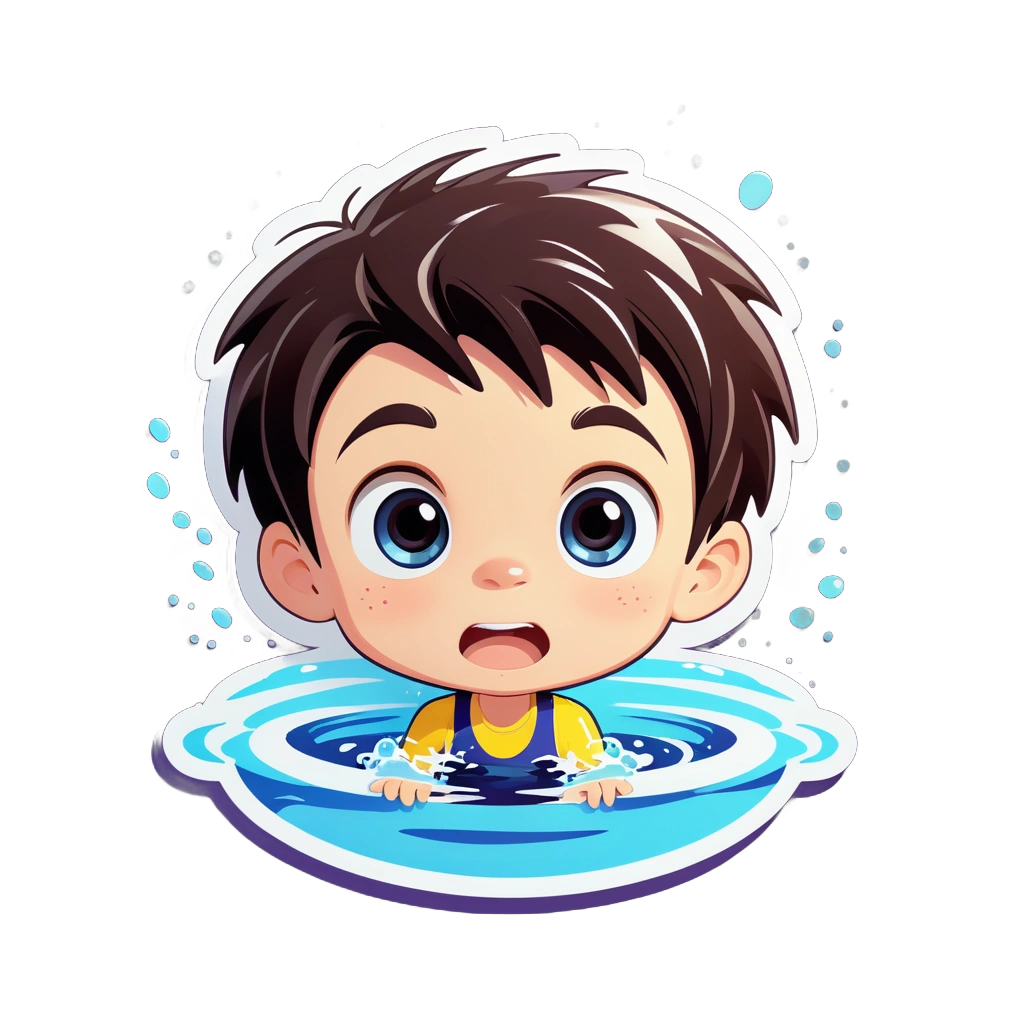 Perfect photo convresion by ai sticker generator of Chibi Art