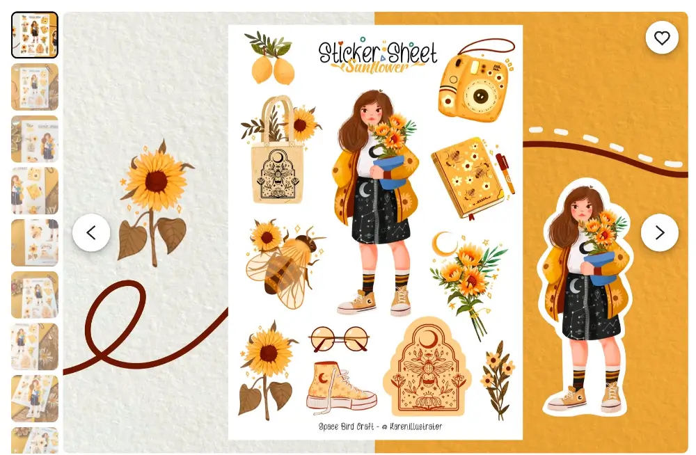 Business Branding and Marketing Boost with ai sticker generator of Chibi Art